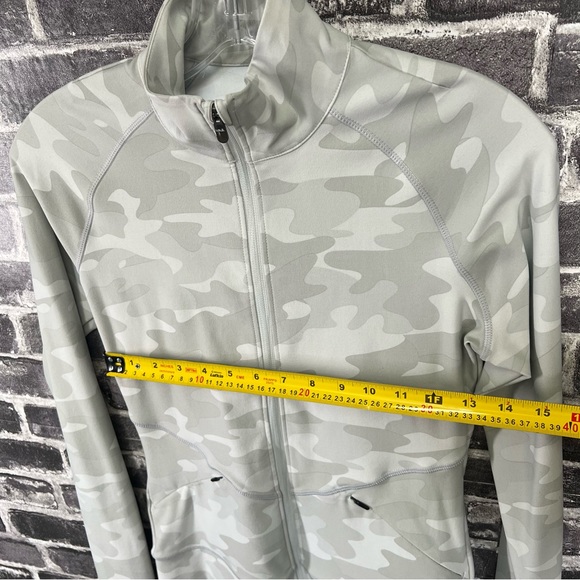 Lole Womens Gray Camo Essential Up Full-Zip Cardigan Jacket - size XS - Picture 7 of 9